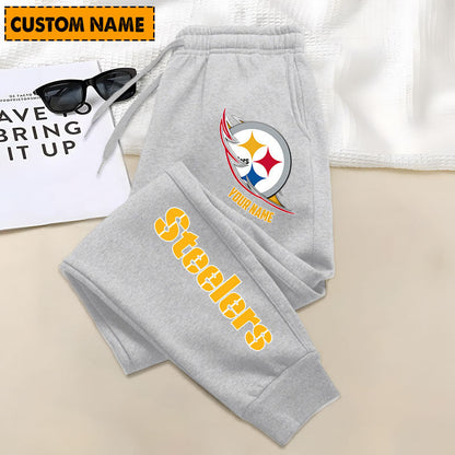 LIMITED EDITION - NEW PERSONALIZED NFL14 PSB PITTSBURGH STEELERS JOGGERS