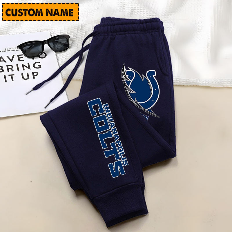 LIMITED EDITION - NEW PERSONALIZED NFL17 IDC INDIANAPOLIS COLTS JOGGERS