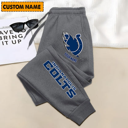 LIMITED EDITION - NEW PERSONALIZED NFL17 IDC INDIANAPOLIS COLTS JOGGERS