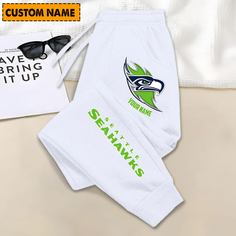 LIMITED EDITION - NEW PERSONALIZED NFL06 SSH SEATTLE SEAHAWKS JOGGERS