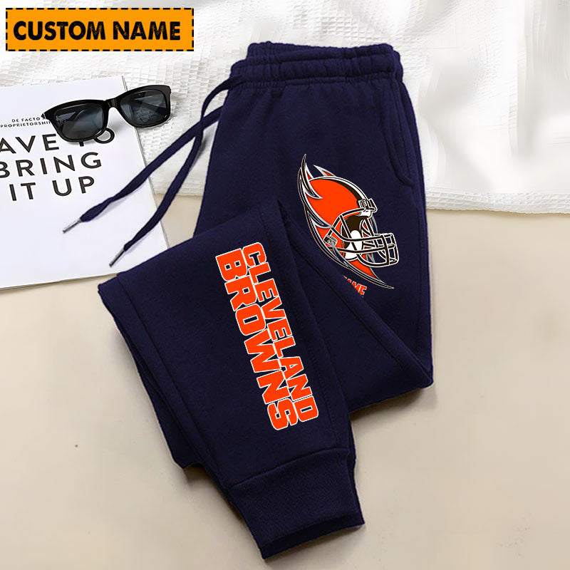 LIMITED EDITION - NEW PERSONALIZED NFL29 CLB CLEVELAND BROWNS JOGGERS