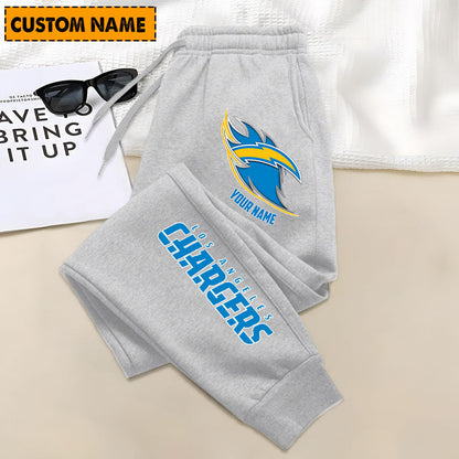 LIMITED EDITION - NEW PERSONALIZED NFL09 LAC LOS ANGELES CHARGERS JOGGERS