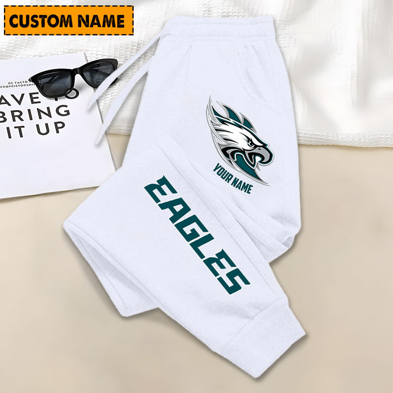 LIMITED EDITION - NEW PERSONALIZED NFL02 PPE PHILADELPHIA EAGLES JOGGERS
