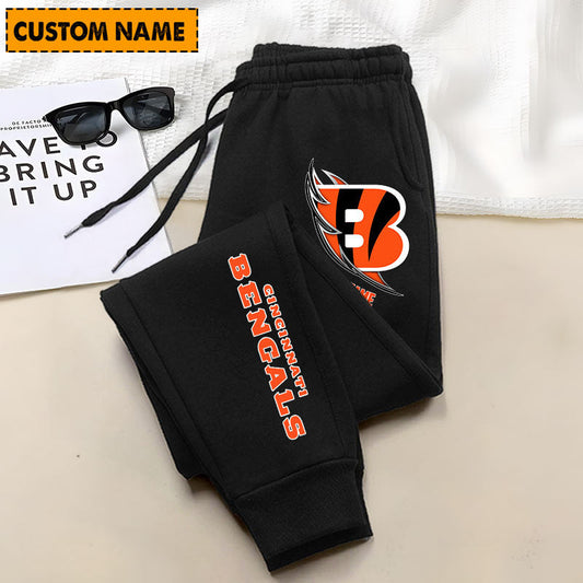 LIMITED EDITION - NEW PERSONALIZED NFL16 CCB CINCINNATI BENGALS JOGGERS