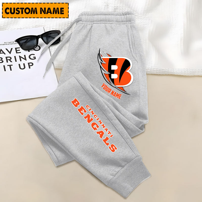 LIMITED EDITION - NEW PERSONALIZED NFL16 CCB CINCINNATI BENGALS JOGGERS