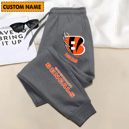 LIMITED EDITION - NEW PERSONALIZED NFL16 CCB CINCINNATI BENGALS JOGGERS