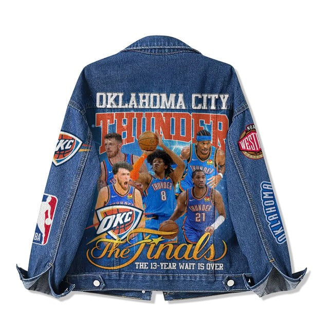 Oklahoma City Thunder Special Edition Unisex Denim Jacket