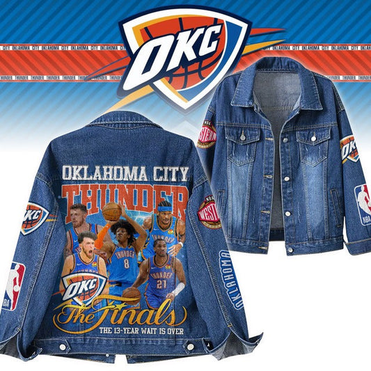 Oklahoma City Thunder Special Edition Unisex Denim Jacket