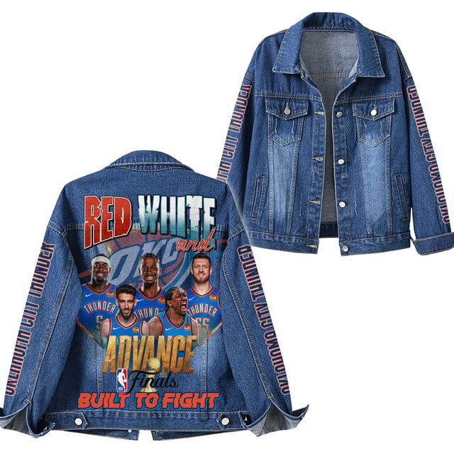 Oklahoma City Thunder Special Edition Unisex Denim Jacket
