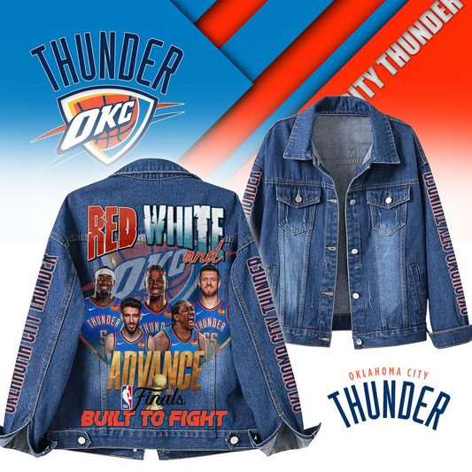 Oklahoma City Thunder Special Edition Unisex Denim Jacket