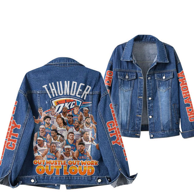 Oklahoma City Thunder Special Edition Unisex Denim Jacket