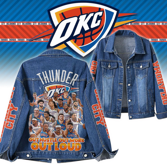 Oklahoma City Thunder Special Edition Unisex Denim Jacket