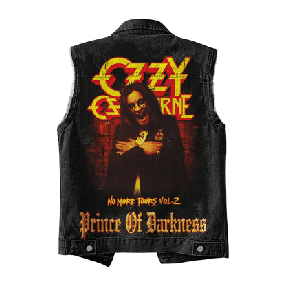 NEW PREMIUM BLACK SABBATH X OZZY OSBOURNE UNISEX SLEEVELESS JACKET