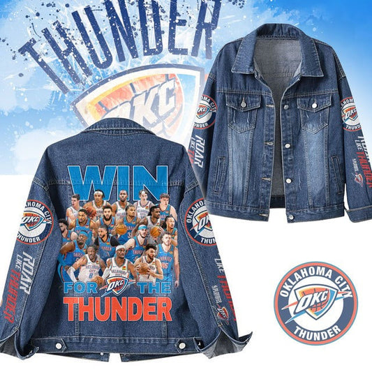 Oklahoma City Thunder Special Edition Unisex Denim Jacket