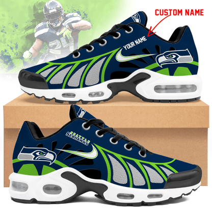 LIMITED EDITION - NEW CUSTOMIZED NFL06 SSH SEATTLE SEAHAWKS UNISEX AIR MAX PLUS SNEAKERS