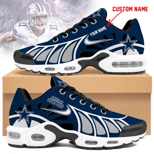 LIMITED EDITION - NEW CUSTOMIZED NFL21 DCB DALLAS COWBOYS UNISEX AIR MAX PLUS SNEAKERS