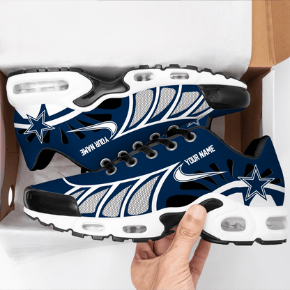 LIMITED EDITION - NEW CUSTOMIZED NFL21 DCB DALLAS COWBOYS UNISEX AIR MAX PLUS SNEAKERS