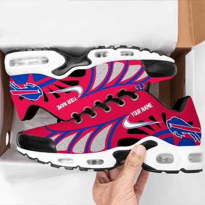 LIMITED EDITION - NEW CUSTOMIZED NFL03 BFB BUFFALO BILLS UNISEX AIR MAX PLUS SNEAKERS