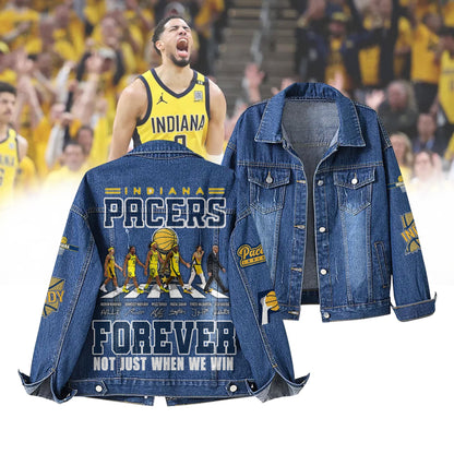 Indiana Pacers Special Edition Unisex Denim Jacket