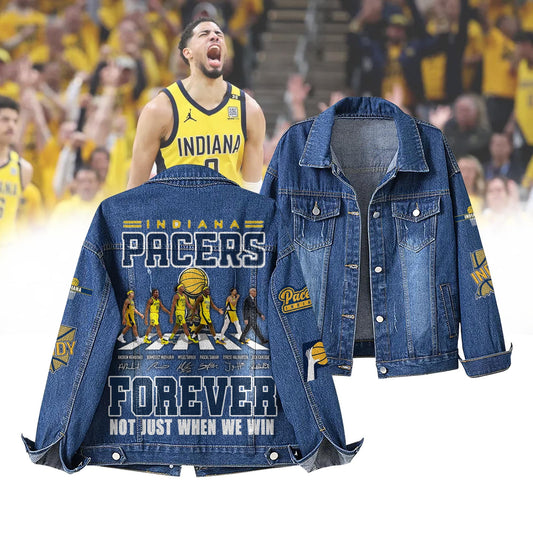 Indiana Pacers Special Edition Unisex Denim Jacket