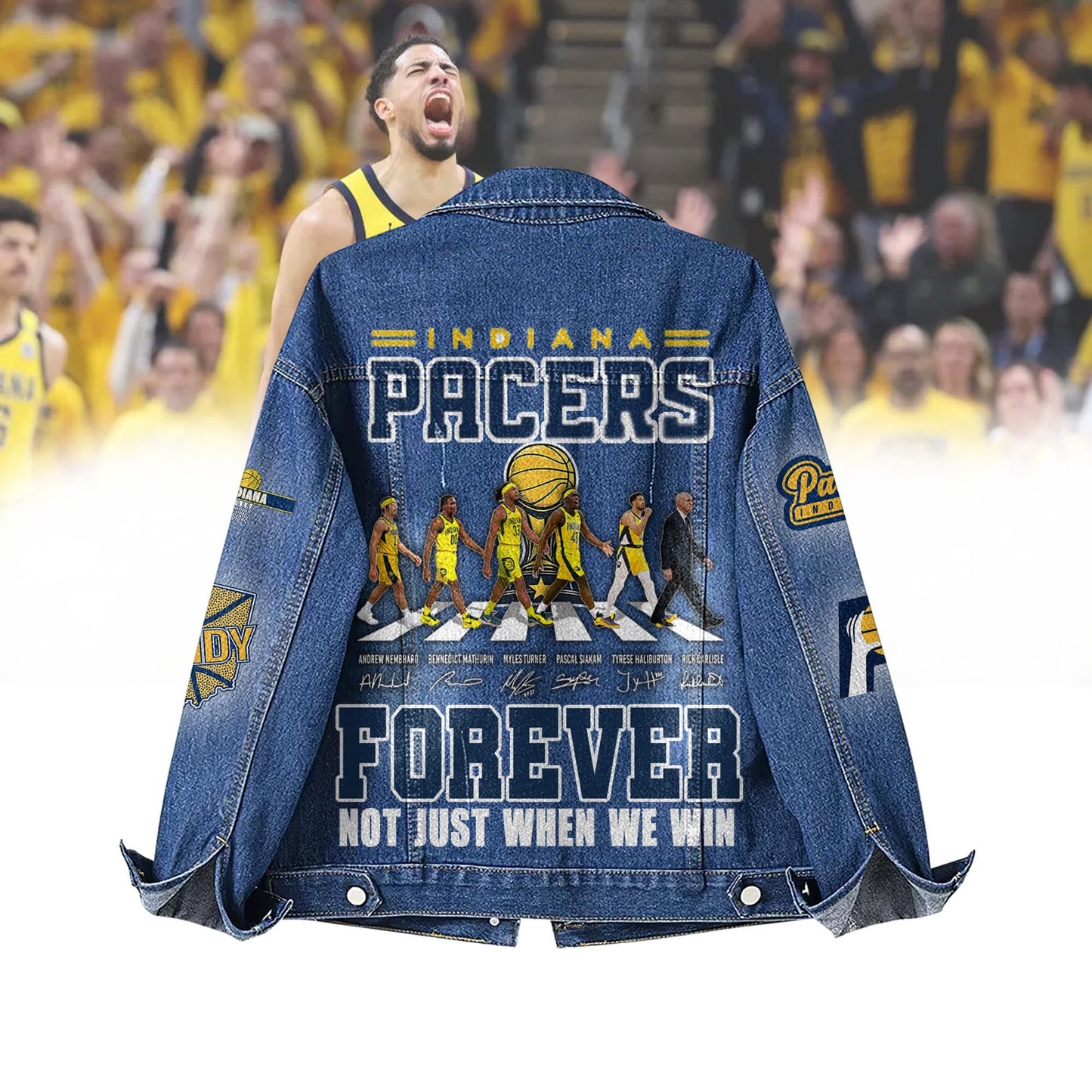 Indiana Pacers Special Edition Unisex Denim Jacket