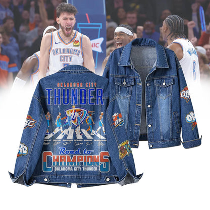 Oklahoma City Thunder Special Edition Unisex Denim Jacket