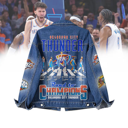 Oklahoma City Thunder Special Edition Unisex Denim Jacket