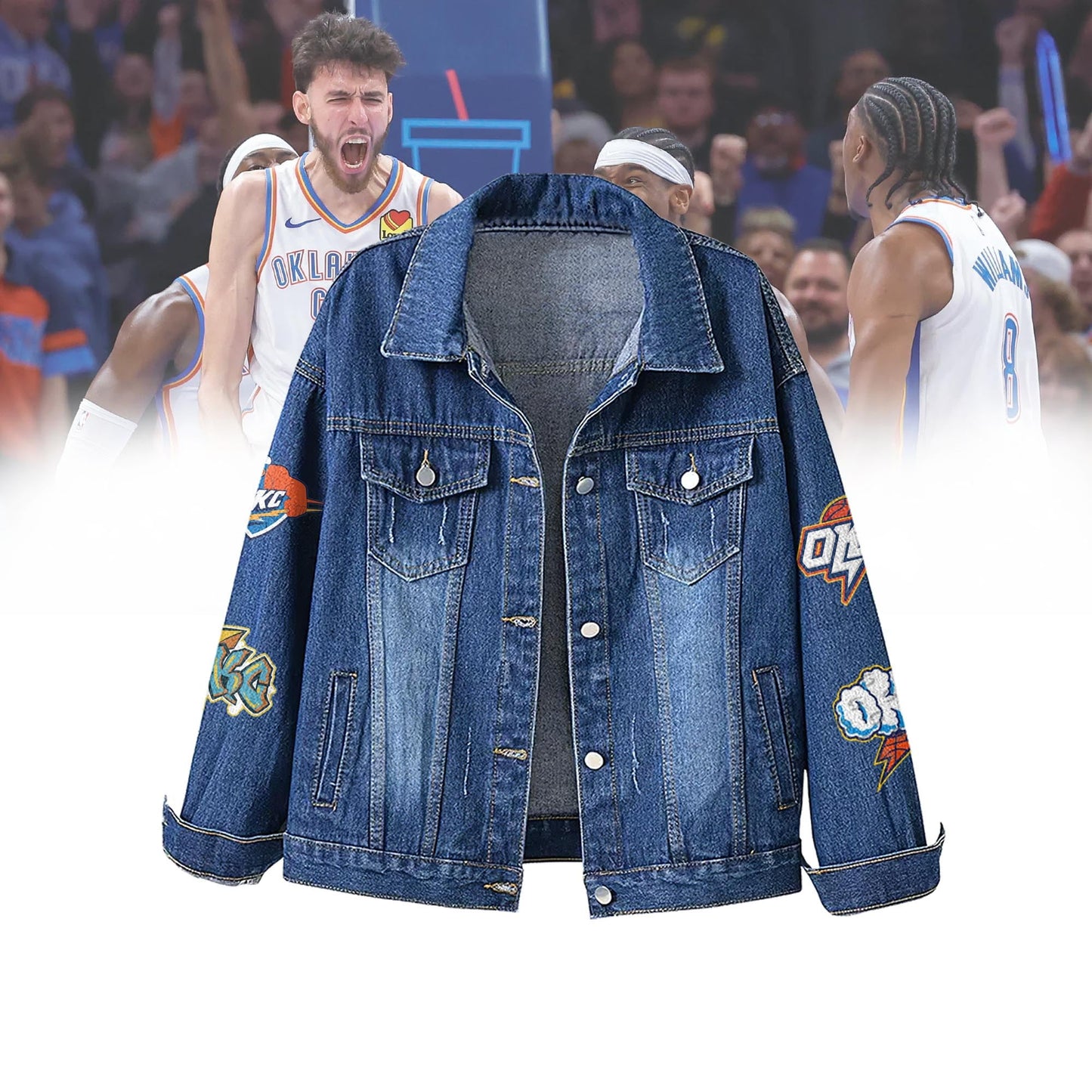 Oklahoma City Thunder Special Edition Unisex Denim Jacket
