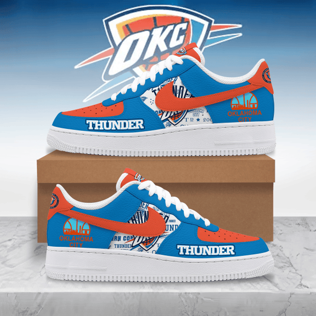 Oklahoma City Thunder Premium AF1 Sneakers