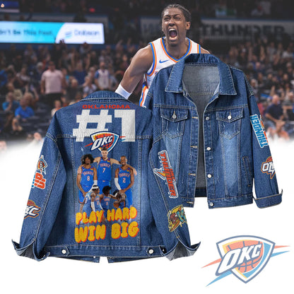 Oklahoma City Thunder Special Edition Unisex Denim Jacket
