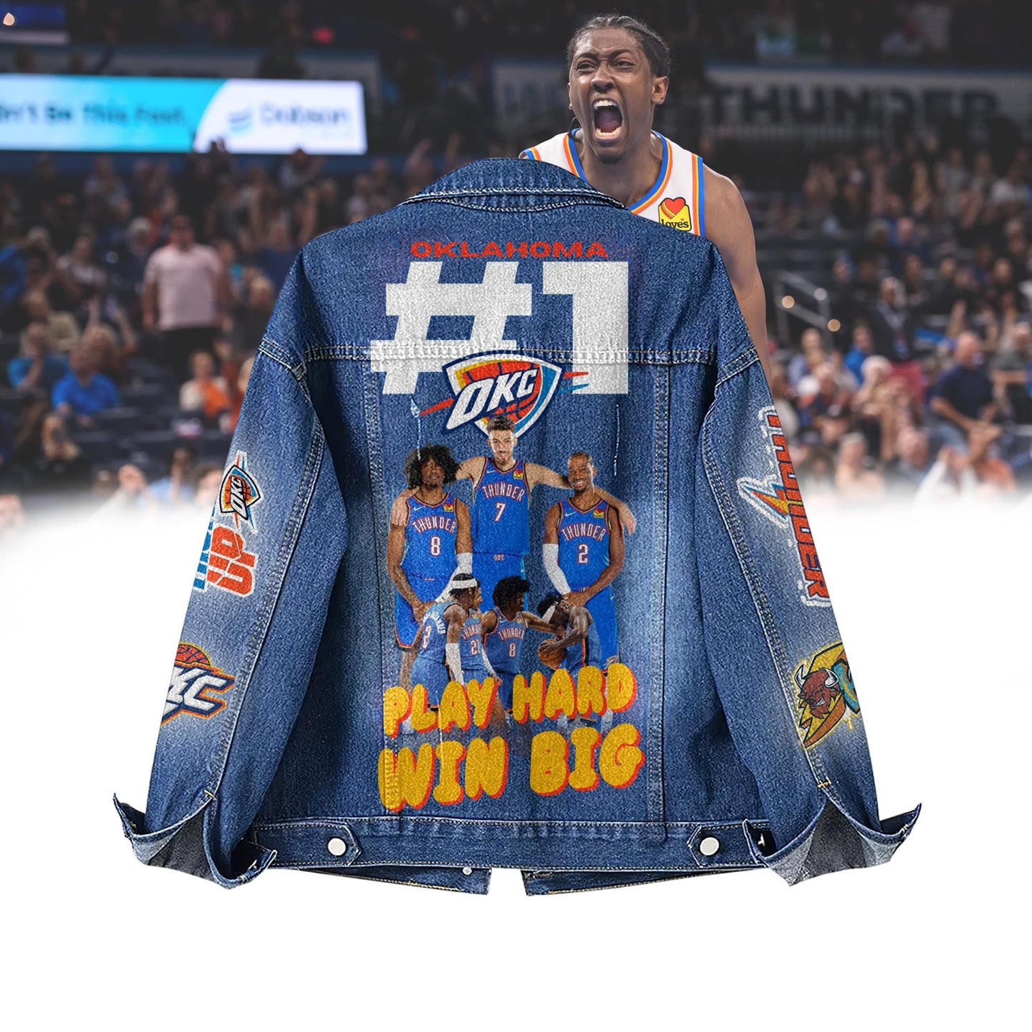 Oklahoma City Thunder Special Edition Unisex Denim Jacket