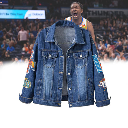 Oklahoma City Thunder Special Edition Unisex Denim Jacket