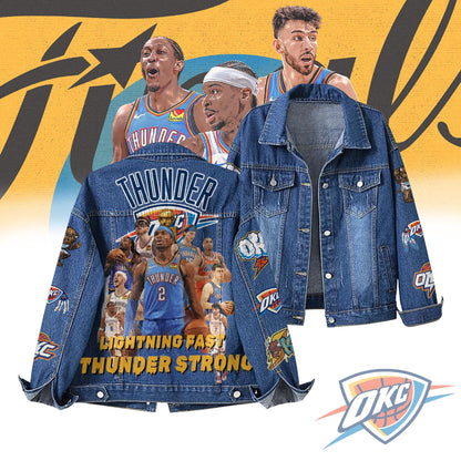 Oklahoma City Thunder Special Edition Unisex Denim Jacket