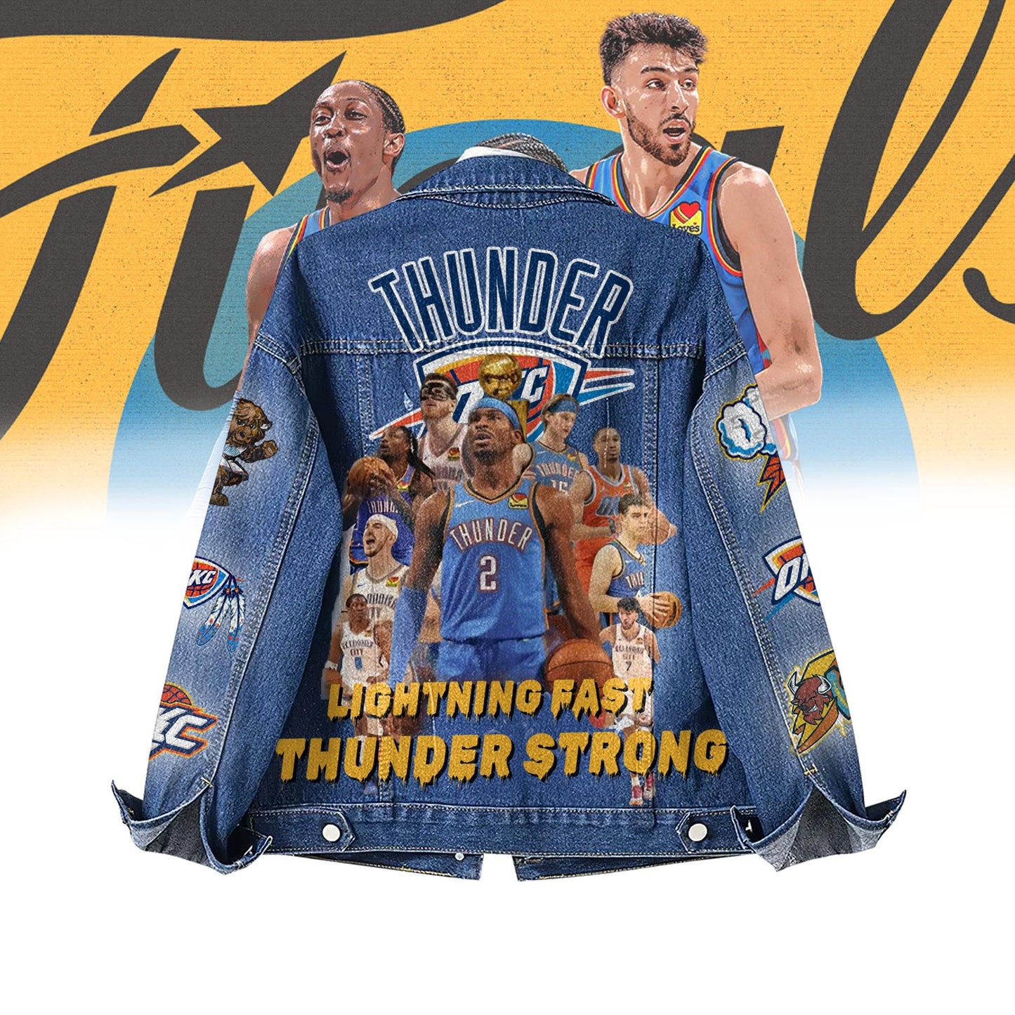 Oklahoma City Thunder Special Edition Unisex Denim Jacket
