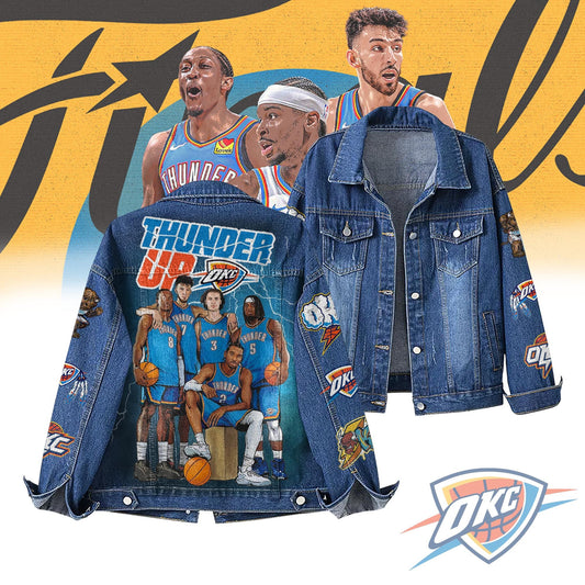 Oklahoma City Thunder Special Edition Unisex Denim Jacket