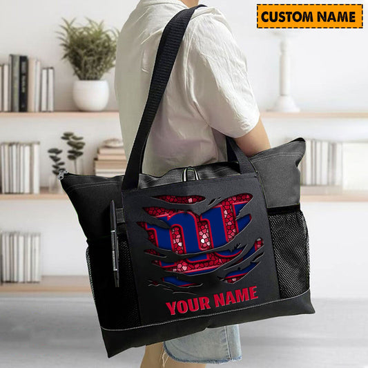 LIMITED EDITION - NEW CUSTOMIZED NFL32 NYG NEW YORK GIANTS WATERPROOF TOTE BAG
