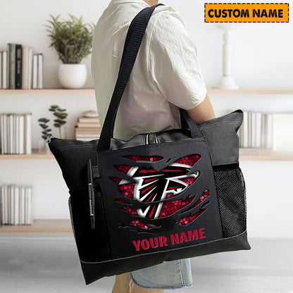 LIMITED EDITION - NEW CUSTOMIZED NFL18 ATF ATLANTA FALCONS WATERPROOF TOTE BAG