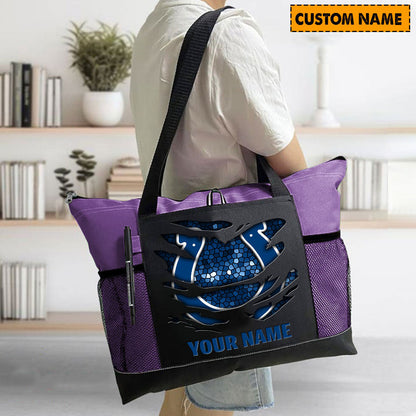 LIMITED EDITION - NEW CUSTOMIZED NFL17 IDC INDIANAPOLIS COLTS WATERPROOF TOTE BAG