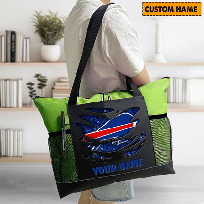 LIMITED EDITION - NEW CUSTOMIZED NFL03 BFB BUFFALO BILLS WATERPROOF TOTE BAG