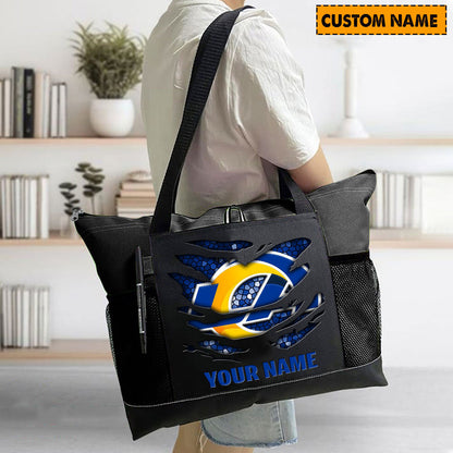 LIMITED EDITION - NEW CUSTOMIZED NFL22 LAR LOS ANGELES RAMS WATERPROOF TOTE BAG