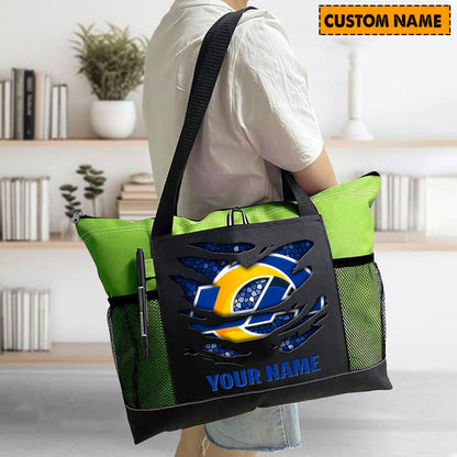 LIMITED EDITION - NEW CUSTOMIZED NFL22 LAR LOS ANGELES RAMS WATERPROOF TOTE BAG