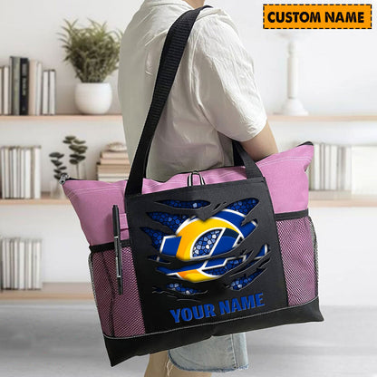 LIMITED EDITION - NEW CUSTOMIZED NFL22 LAR LOS ANGELES RAMS WATERPROOF TOTE BAG