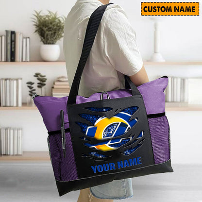 LIMITED EDITION - NEW CUSTOMIZED NFL22 LAR LOS ANGELES RAMS WATERPROOF TOTE BAG