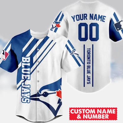 LIMITED EDITION - NEW CUSTOMIZED MLB12 TBJ TORONTO BLUE JAYS BASEBALL JERSEY