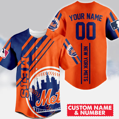 LIMITED EDITION - NEW CUSTOMIZED MLB17 NYM NEW YORK METS BASEBALL JERSEY