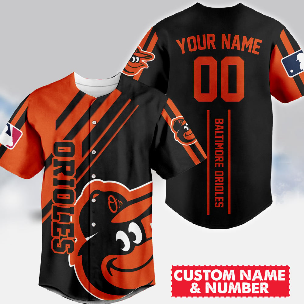 LIMITED EDITION - NEW CUSTOMIZED MLB25 BOS BALTIMORE ORIOLES BASEBALL JERSEY
