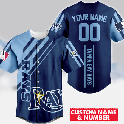 LIMITED EDITION - NEW CUSTOMIZED MLB21 TBR TAMPA BAY RAYS BASEBALL JERSEY