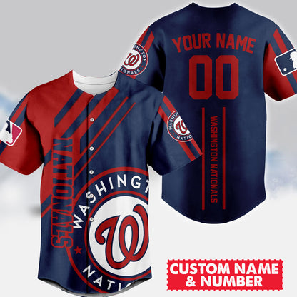 LIMITED EDITION - NEW CUSTOMIZED MLB28 WNS WASHINGTON NATIONALS BASEBALL JERSEY