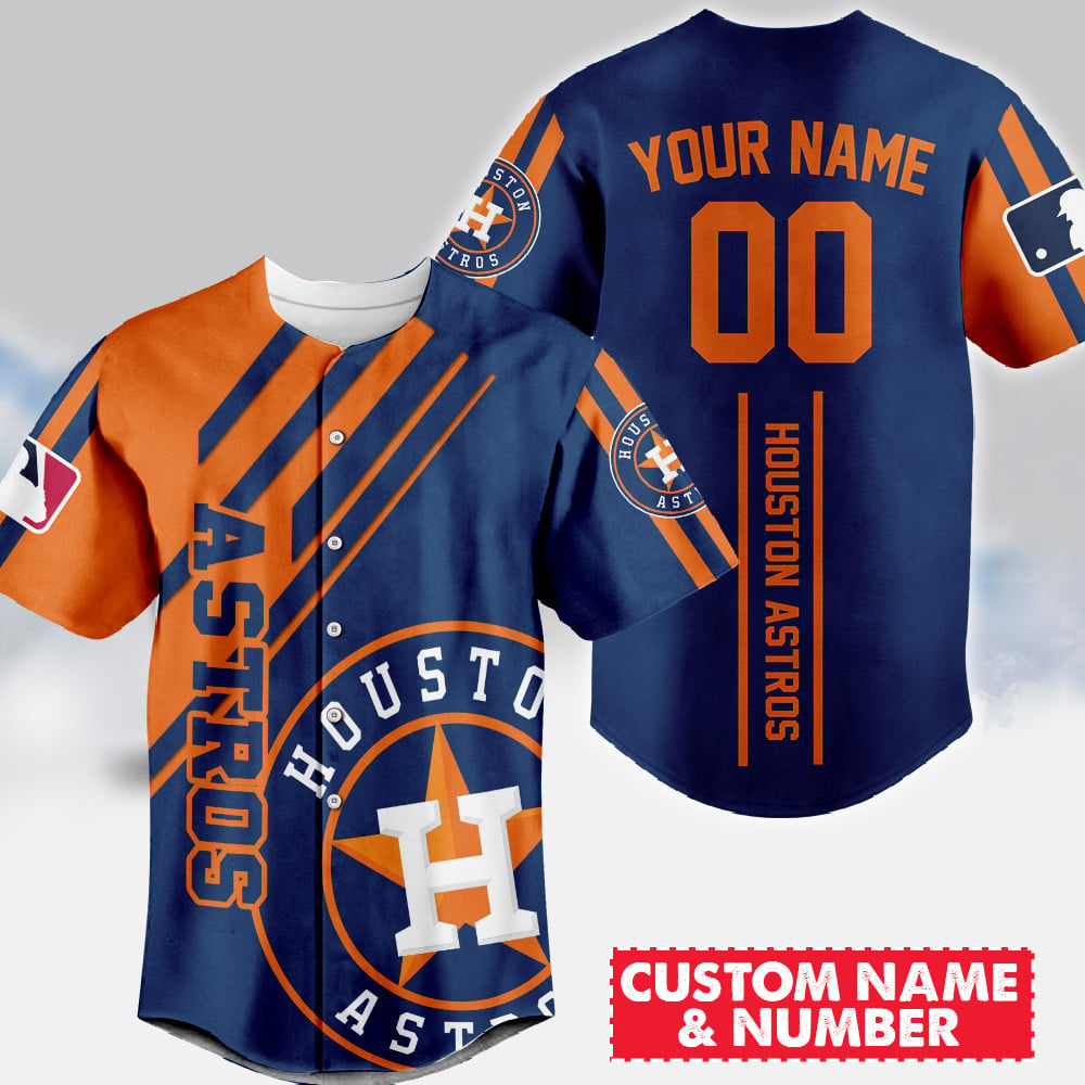 LIMITED EDITION - NEW CUSTOMIZED MLB10 HAS HOUSTON ASTROS BASEBALL JERSEY