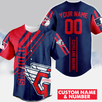 LIMITED EDITION - NEW CUSTOMIZED MLB13 CGS CLEVELAND GUARDIANS BASEBALL JERSEY